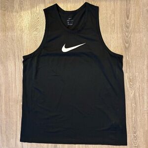 Nike Men's Dri-Fit Racerback Tank Top, Black